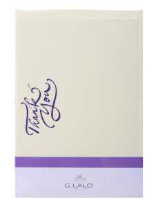 Lalo 1 Karte/Umschl C6 Typo Thank You