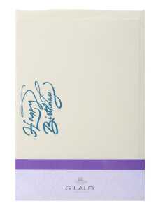 Lalo 1 Karte/Umschl C6 Typo Happy Birthday