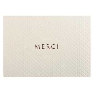 Lalo 1 Karte/Umschlag C6 Dorure Merci