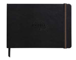 Rhodia CarbOn A5 quer 56Bl sw 120g blanko