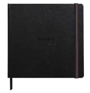 Rhodia CarbOn 21x21 56Bl sw 120g blanko