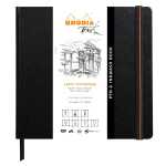Rhodia Pen&Inkwash Book 21x21 32Bl 200g bl