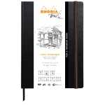 Rhodia Pen&Inkwash Buch A4 32Bl 200g bl