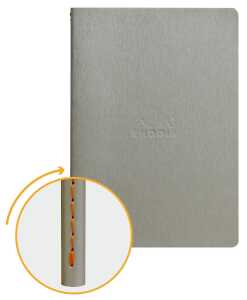 Rhodia Rhodia Notizbuch A5 32Bl dot silber