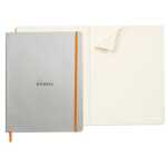 Rhodia  NBuch A4+ liniert silber