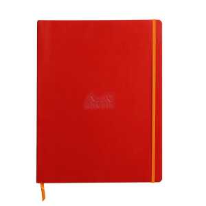 Rhodia  NBuch A4+ liniert mohn