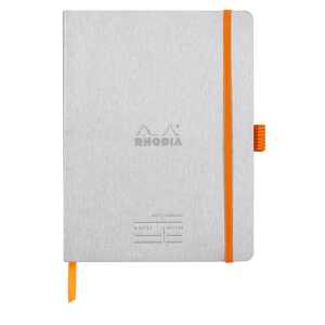 Rhodia  Meeting A5+ 80bl 90g silber
