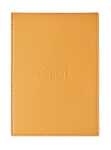 Rhodia Notizblock m Hülle kariert orange