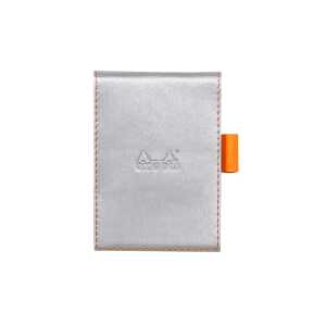 Rhodia Rhodia Block m Hül lin 84x115silber