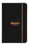 Rhodia Rhodia Notizb lin gummi 90x140 sw