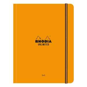 Rhodia  UnlimitedA5+ 60bl kar orange