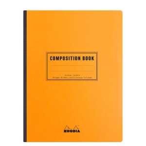 Rhodia  Book 19x25 kariert orange