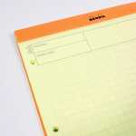Rhodia  Block 21X31,8 80Bl gelb