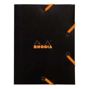 Rhodia  Sammelmappe 12x16cm schwarz