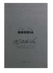Clairefontaine Rhodia Pascribe Grey 19 21x31,8cm