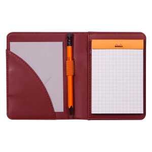 Rhodia  Etui f. Block/Buch A7 weinrt