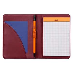 Rhodia  Etui f. Block/Buch B7 weinrt