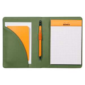 Rhodia  Etui f. Block/Buch A6 salbei