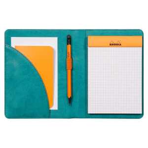 Rhodia  Etui f. Block/Buch A6 pfaugn