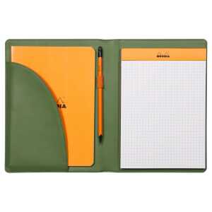 Rhodia  Etui f. Block/Buch A5 salbei