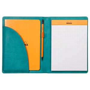 Rhodia  Etui f. Block/Buch A5 pfaugn