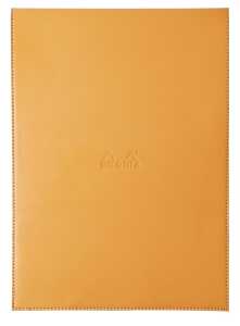 Rhodia Block mit Hülle lin 220x308 orange