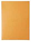 Rhodia Block mit Hülle lin 220x308 orange
