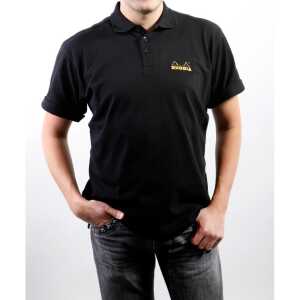 Rhodia  Poloshirt Herren Schwarz L