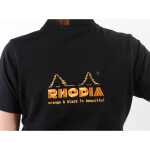 Rhodia  Poloshirt Herren Schwarz XL