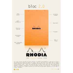 Rhodia Rhodia Poster "2,0 PAD" 60x40cm ENG