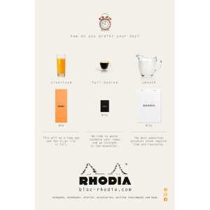 Rhodia  Poster Dein Tag 60x40cm