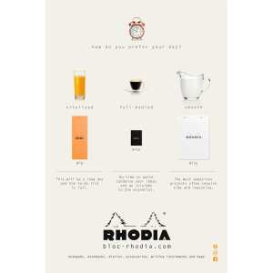 Rhodia Rhodia Poster Dein Tag 60x40cm