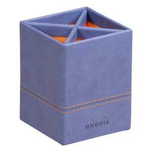 Rhodia  Stifteköcher 8x8x11 saphir
