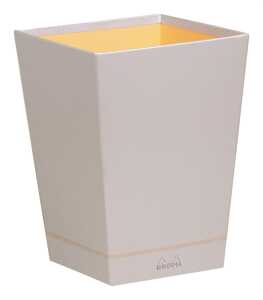 Rhodia  Papierkorb 24x24x32 Silber
