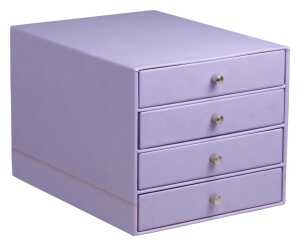 Rhodia  Schubladenbox 4er flieder