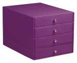 Rhodia  Schubladenbox 4er violett