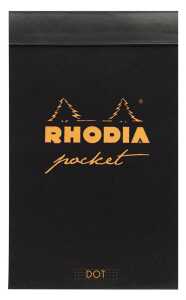 Rhodia Rhodia Block 7,5x12 40Bl dot 80g sw