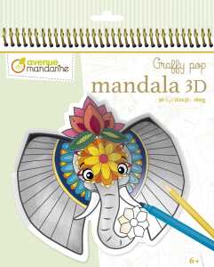 Clairefontaine Graffy Pop Mandala3D, Savannentiere
