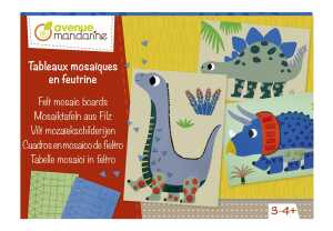 Clairefontaine Kreativset, Mosaiktafel aus Filz