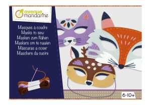 Avenue Mandarine Kreativset, Masken zum Nähen