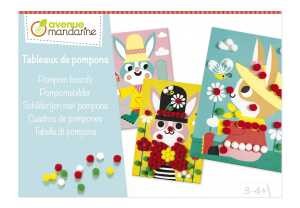 Clairefontaine Kreativbox, Pomponsbilder 23x16