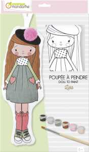 Clairefontaine Puppe zum Bemalen, Lisa