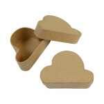 Décopatch Set m. 10 Mini-Boxen Wolken 7x3cm