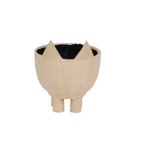 Décopatch Pappmaché Übertopf Fuchs 9x10,5cm