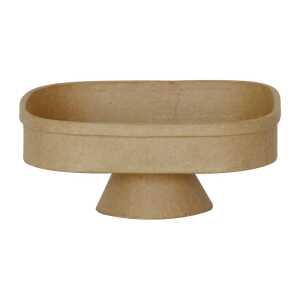 Décopatch Schale rechteckig m. Sockel 16x7cm