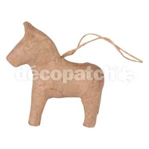 Clairefontaine Pferd Dalarna z.Aufhängen 8,5x8cm