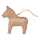 Clairefontaine Pferd Dalarna z.Aufhängen 8,5x8cm