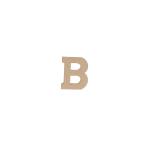 Clairefontaine Buchstabe B Kraft 20cm