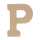 Clairefontaine Buchstabe P Kraft 20cm