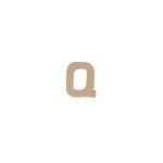 Clairefontaine Buchstabe Q Kraft 20cm